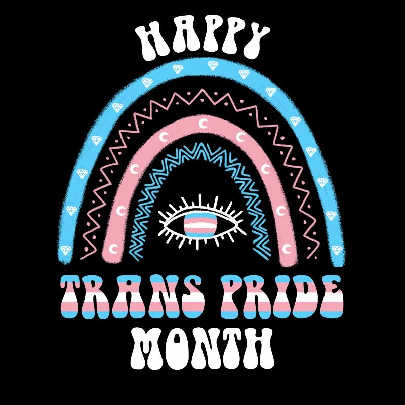 Regenbogen Happy Trans Pride Month Transgender