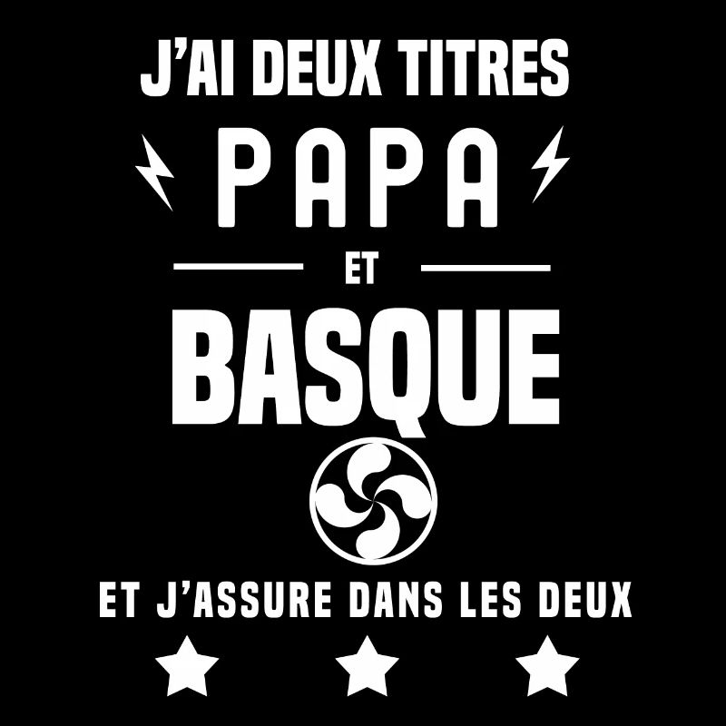 j'ai deux titres papa basque lauburu croix basque