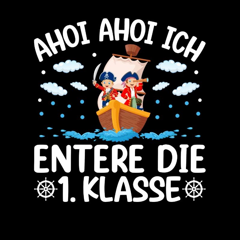 Erstklässler Einschulung Geschenk Pirat