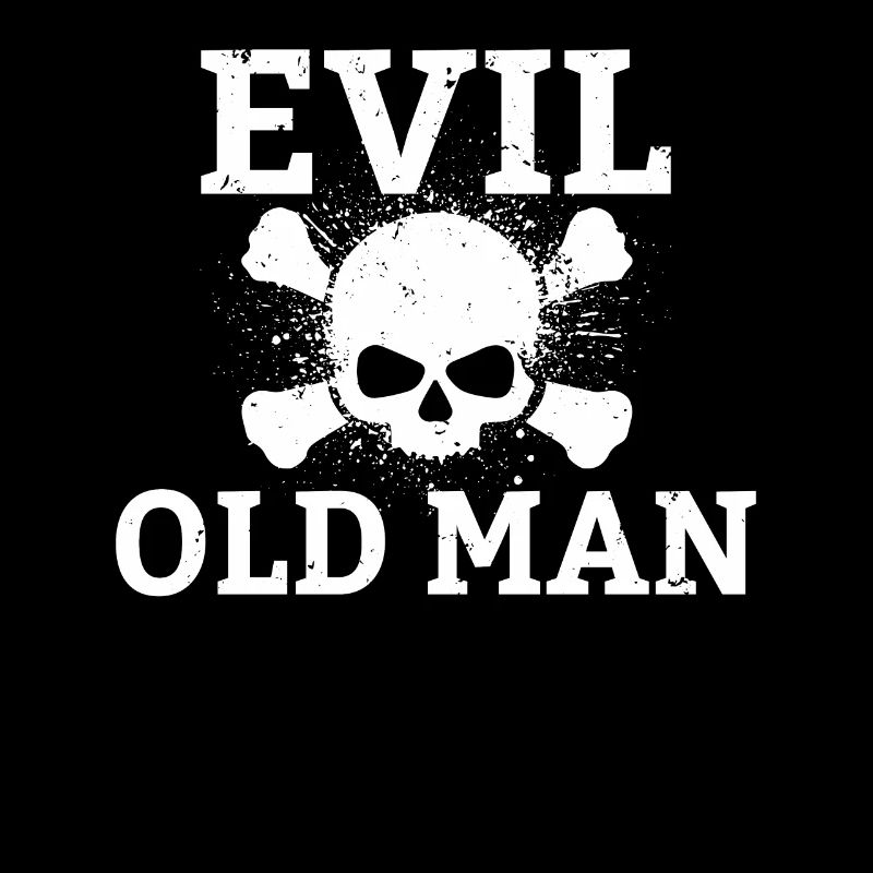 Evil old man The Evil Old Man Skull