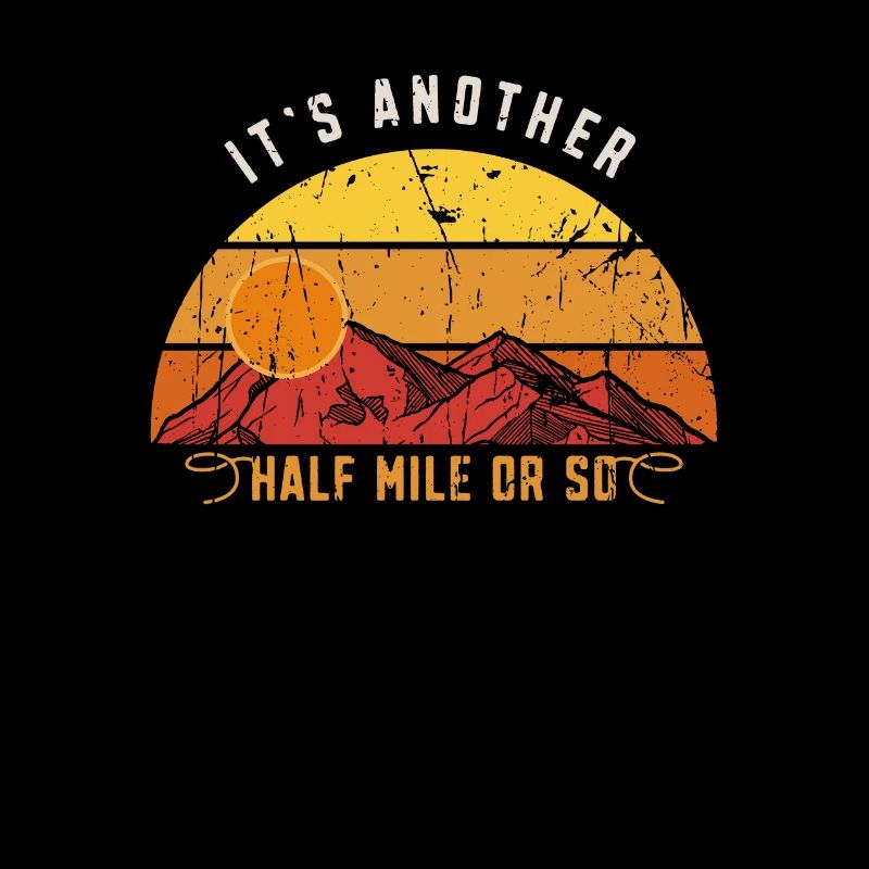 Es ist noch eine halbe Meile oder so - Track Marathon Run