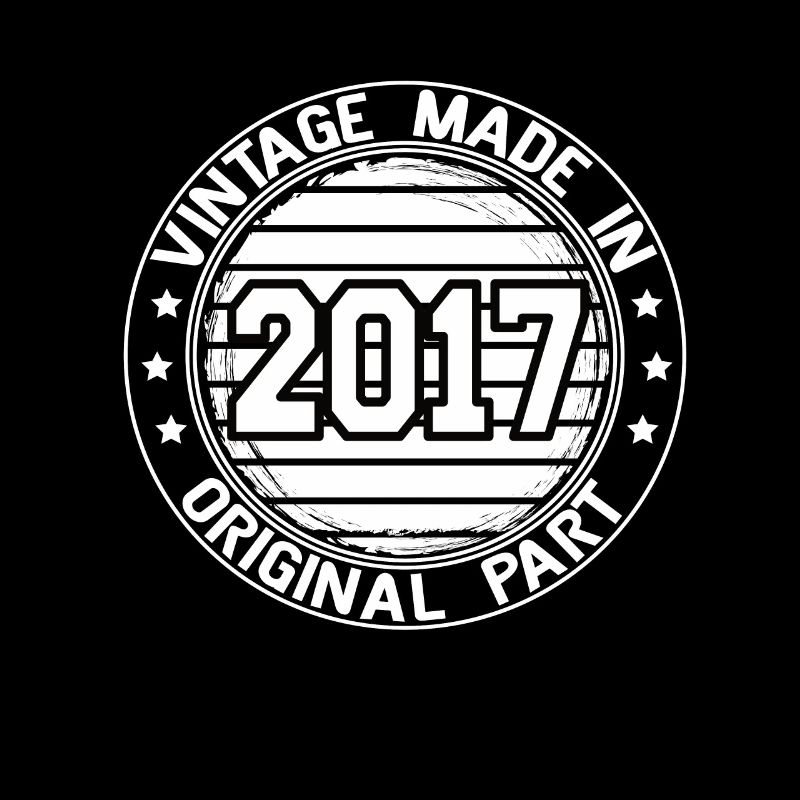 Vintage Made In 2017 Original Part Anniversaire 2017