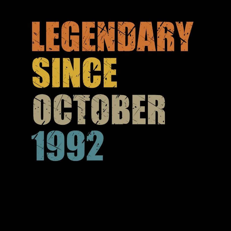 Né en octobre 1992 30 ans 30s 30e anniversaire