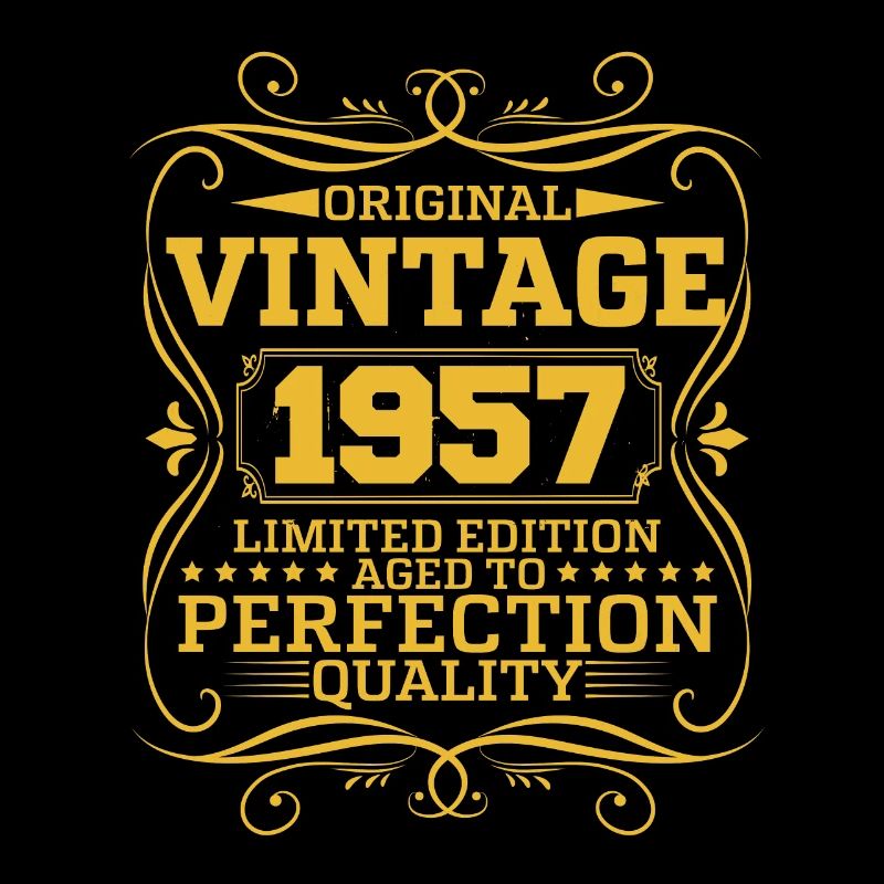 Vintage 1957 Édition Limitée Originale
