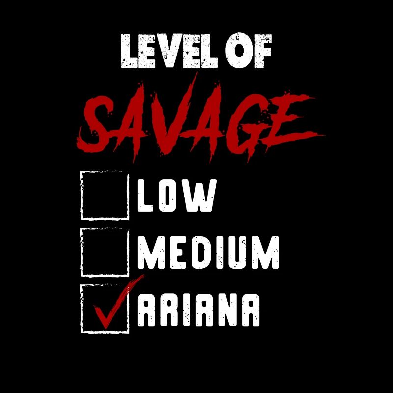 Niveau de Savage: ARIANA Checkmark Novelty Custom N
