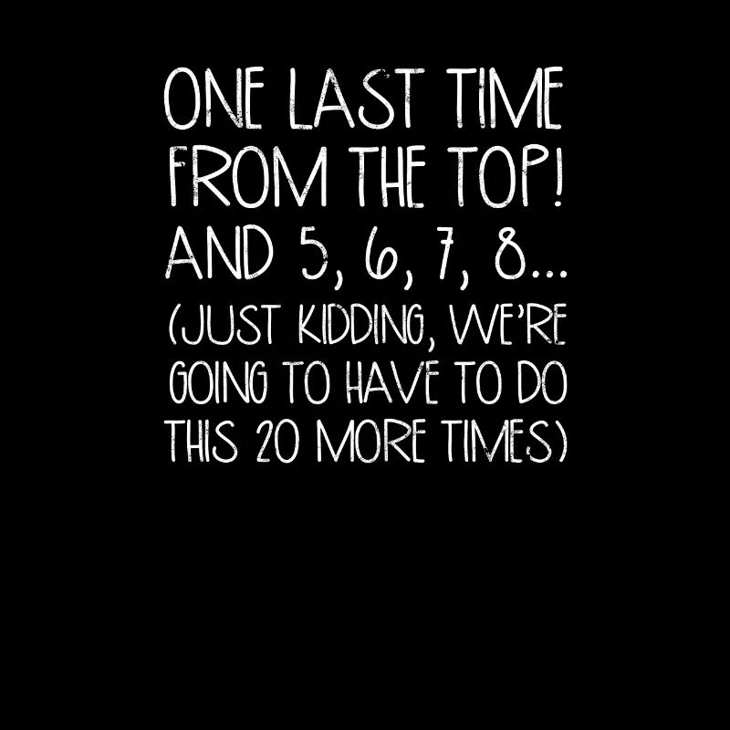 One last time from the top! And 5, 6, 7, 8…. -