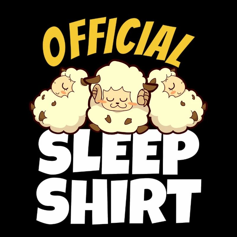 Beau cadeau de mouton endormi