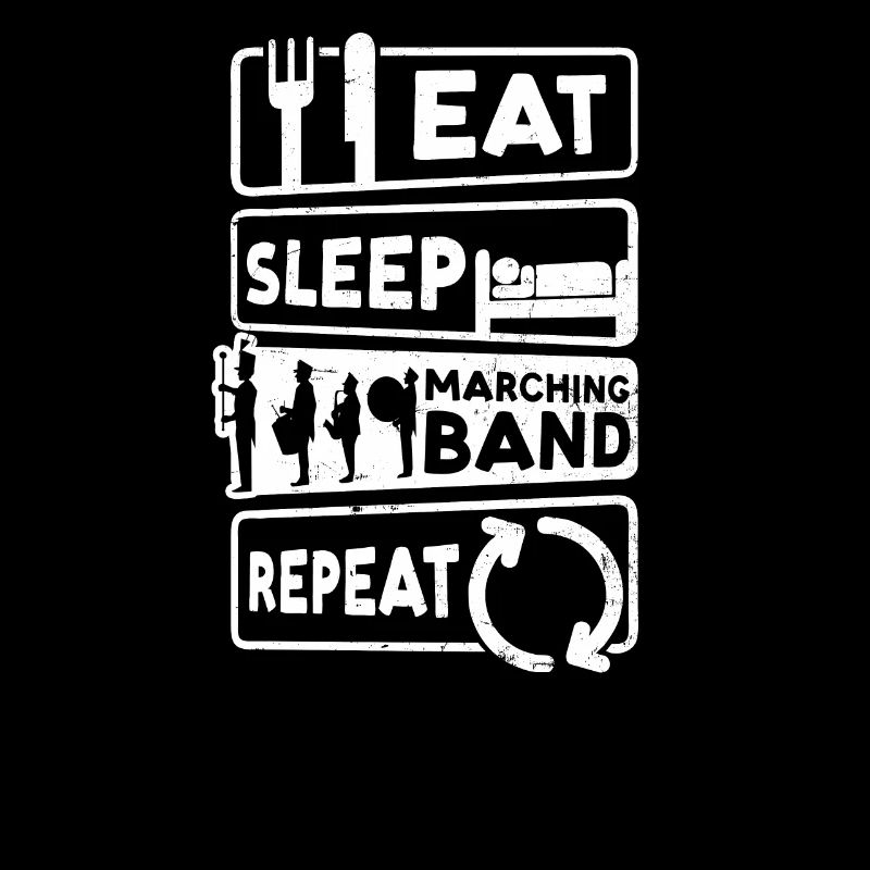 Fanfare Uniforme Manger Dormir Répéter
