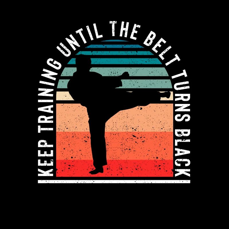 Trainieren Sie weiter, bis der Gürtel schwarz wird