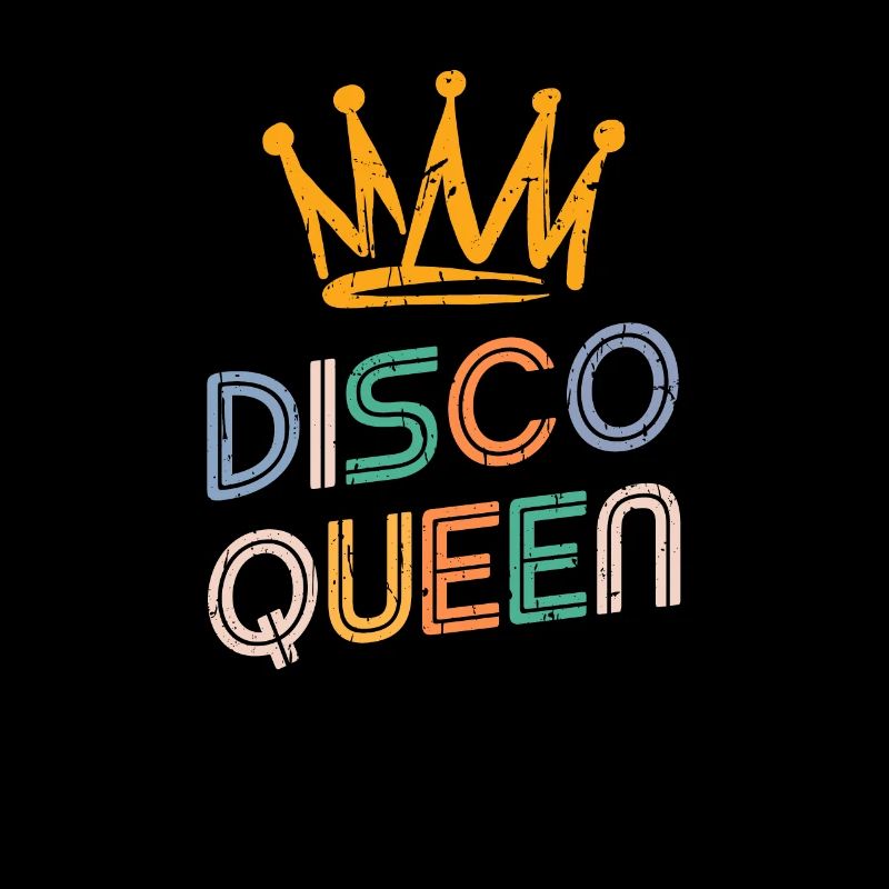 Disco Queen 70's Disco Themed Vintage - danseuse