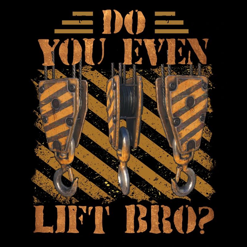 Funny Crane Operator Art