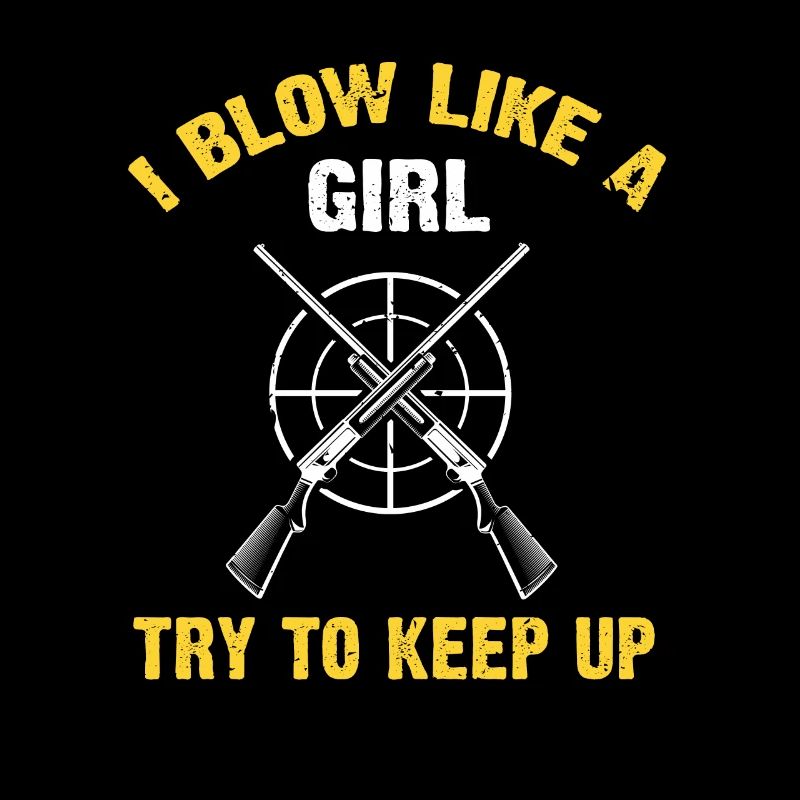 Drôle de conception de chasse au canard Hunter Hunting Duck Design