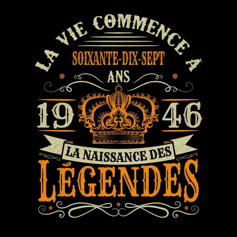 77 Ans 1946 Joyeux Anniversaire Vintage Perfection