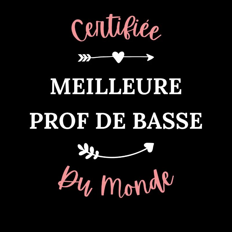 Certifiée meilleure prof de basse du monde