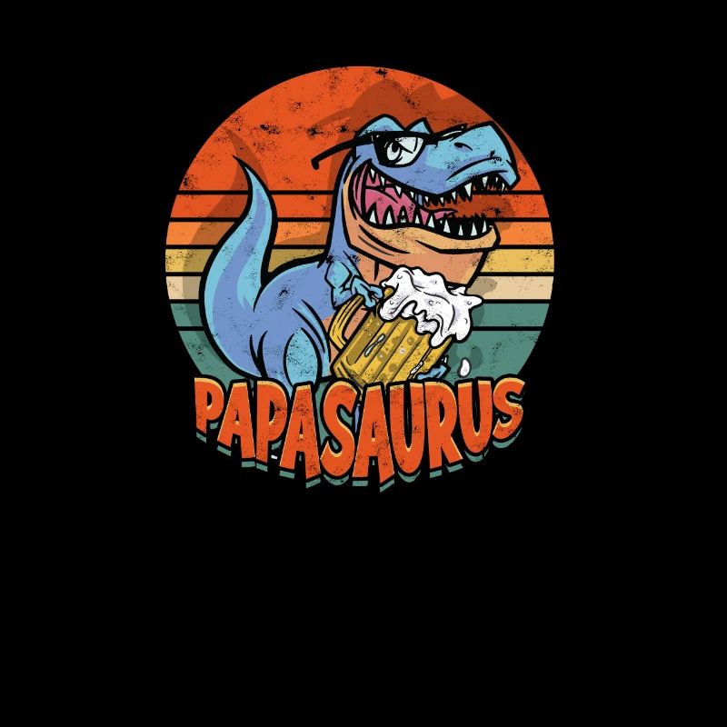 Papasaurus Dinosaurier Papa Saurus - prähistorisch