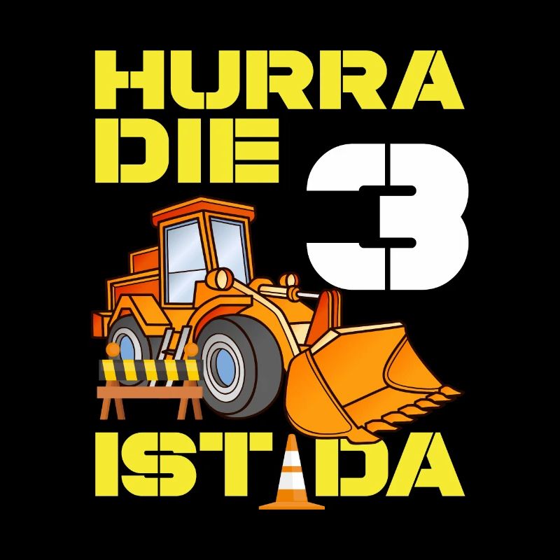Excavator 3rd Birthday Excavator Driver Boy Gift