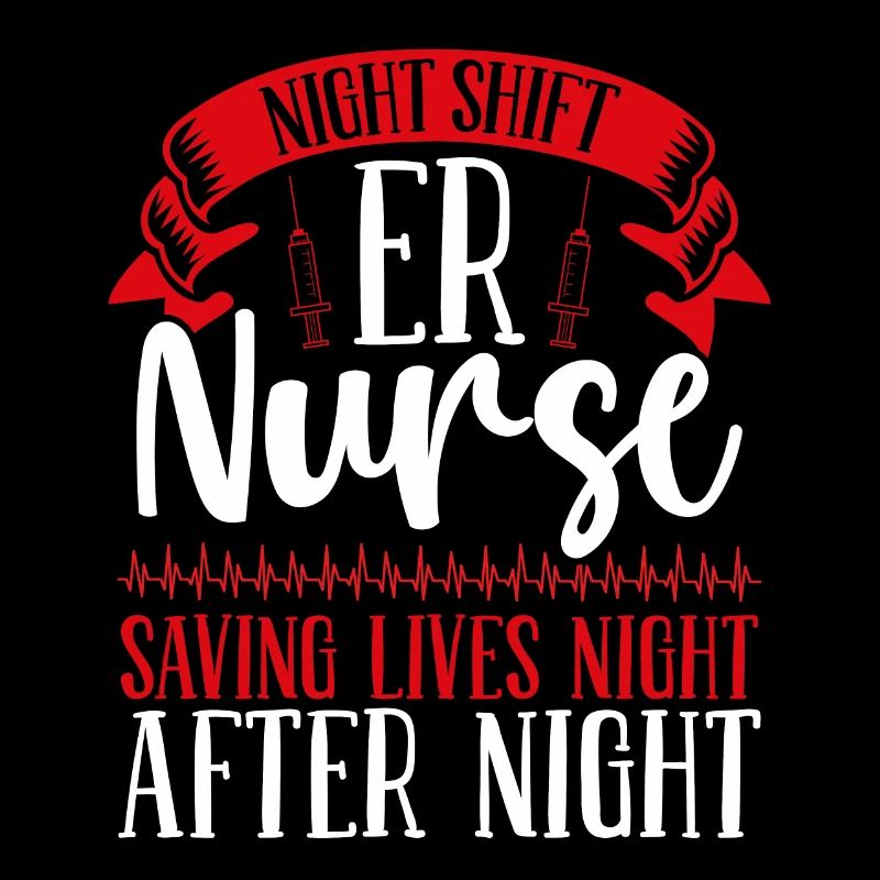 ER Nurse saving Night Shift Emergency Medical