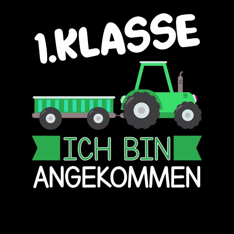 1.Klasse Traktor Schulanfänger Geschenk