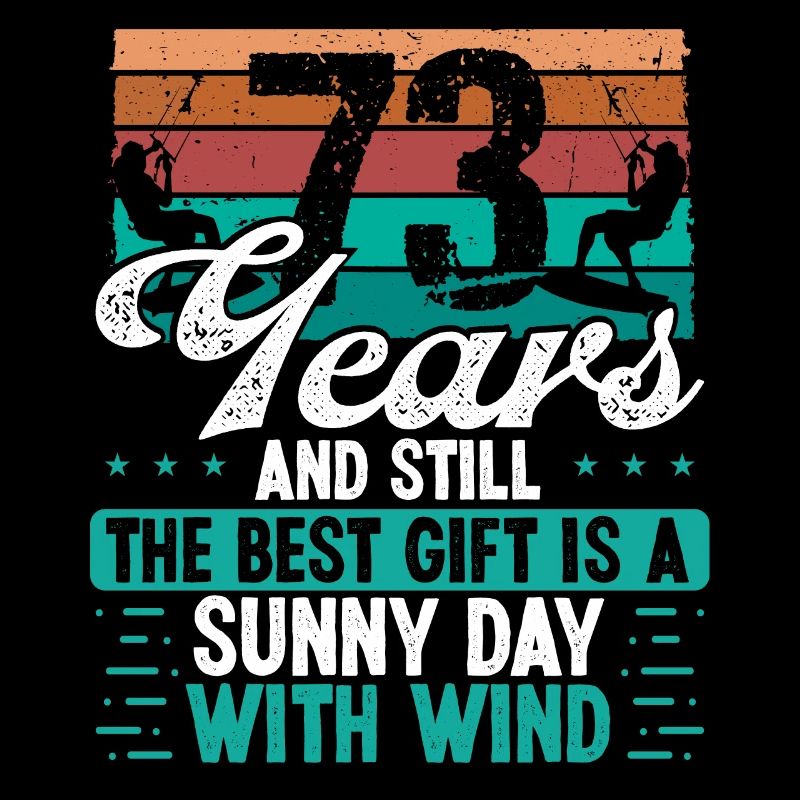 Kitesurfeur de 73 ans Kitesurfing 73 Anniversaire
