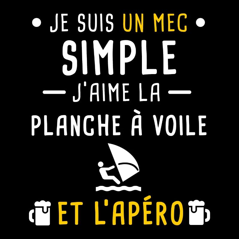 mec simple planche à voile et apéro