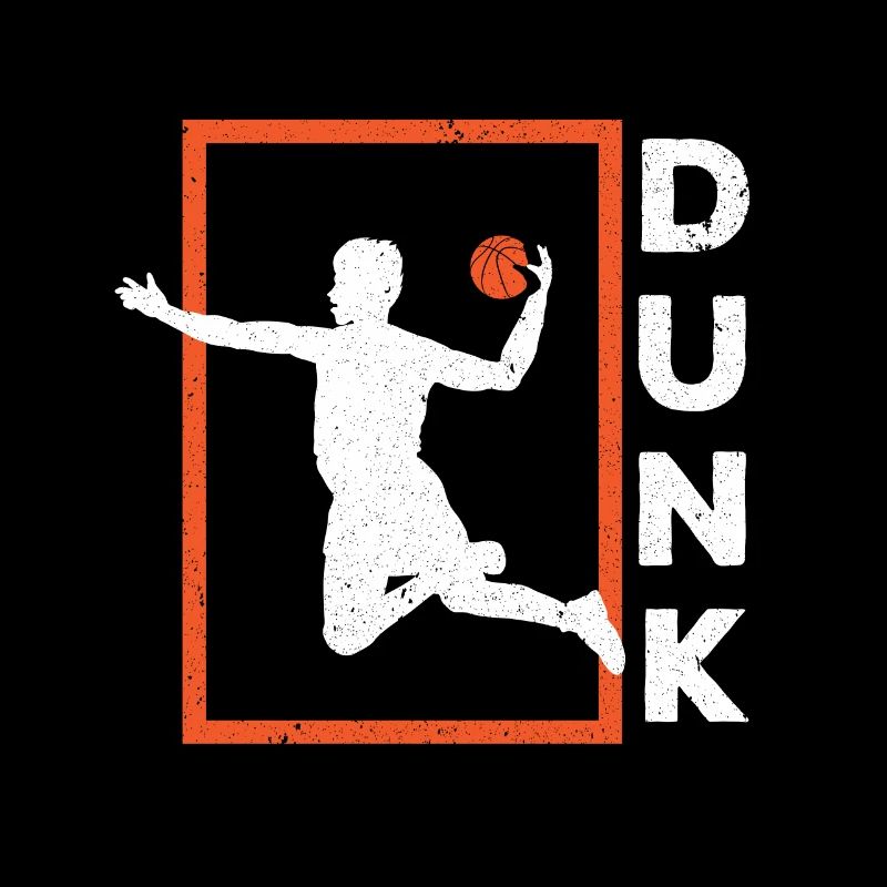 Basketteur basketteur hoop throw dunken