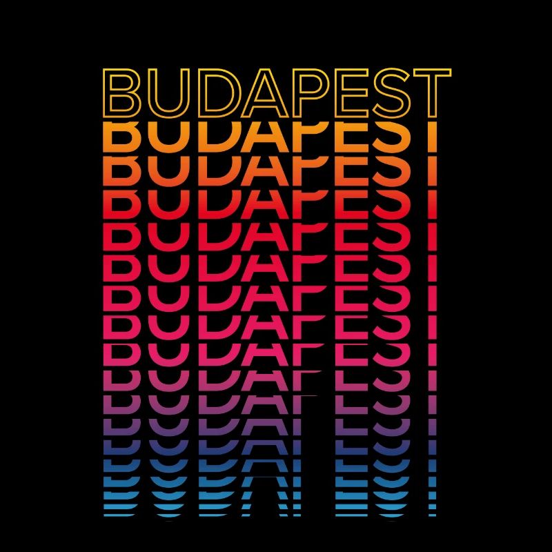 Retro Nostalgisch Stadt - Regenbogen Budapest