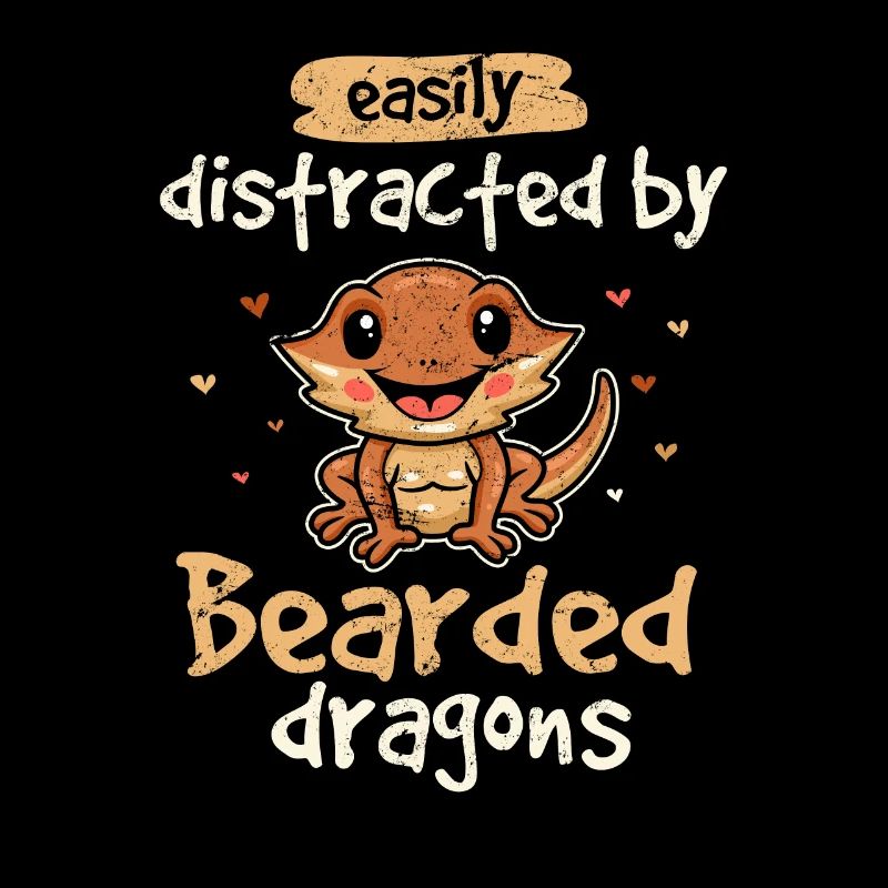 Easily Distracted By Bearded Dragons Beardie Lover