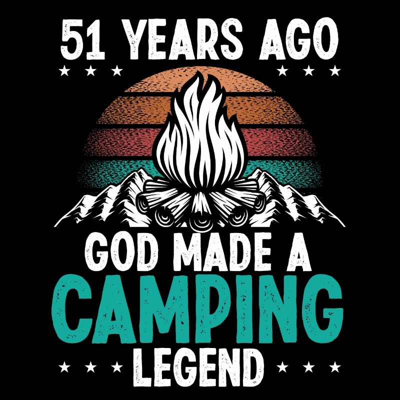 Camping Legend Scout 51 ans Campeur d’anniversaire