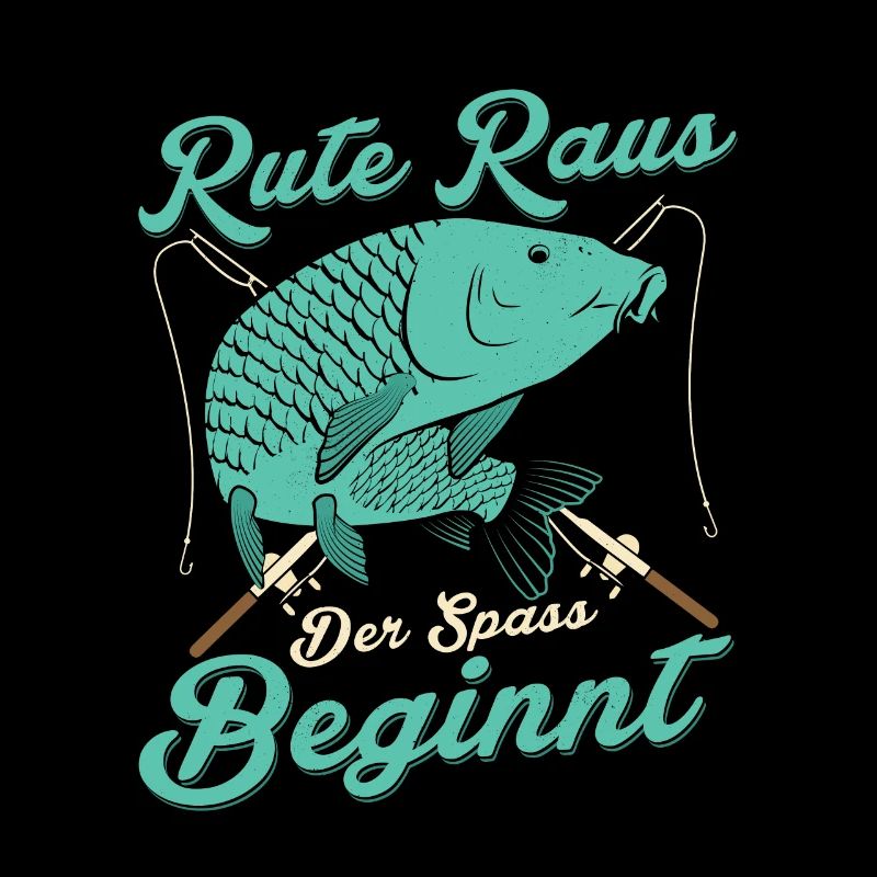 Rute raus der Spass beginnt Angler Fischer