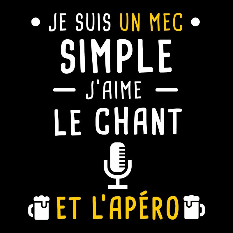 chant MIC et apéro mec simple