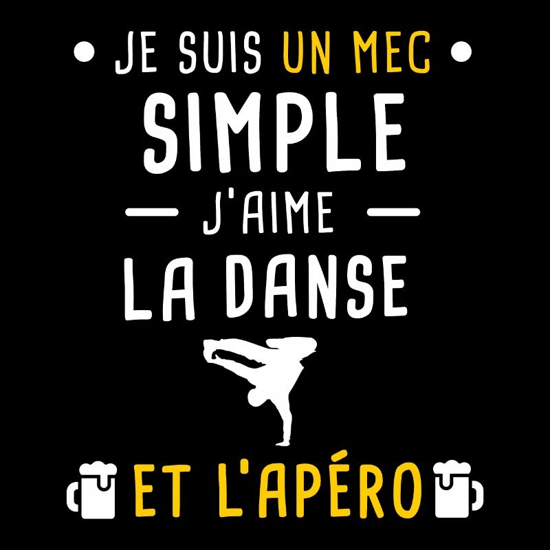 danse danceur et apéro mec simple
