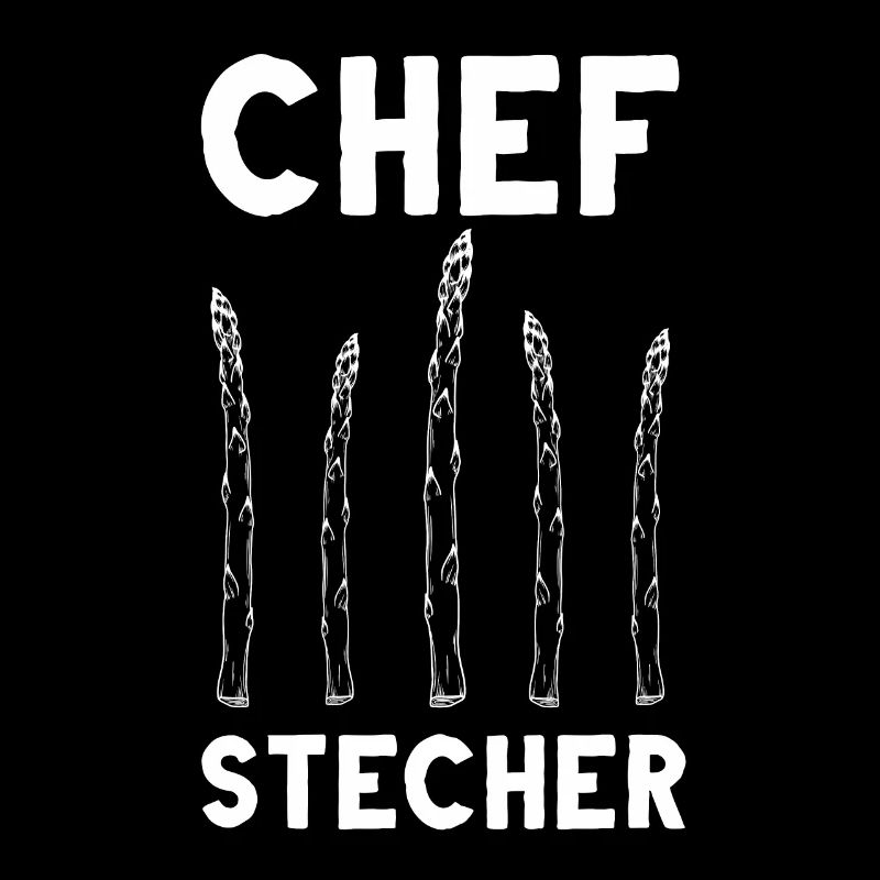 Chefstecher Spargelstecher Spargelernte Bauer