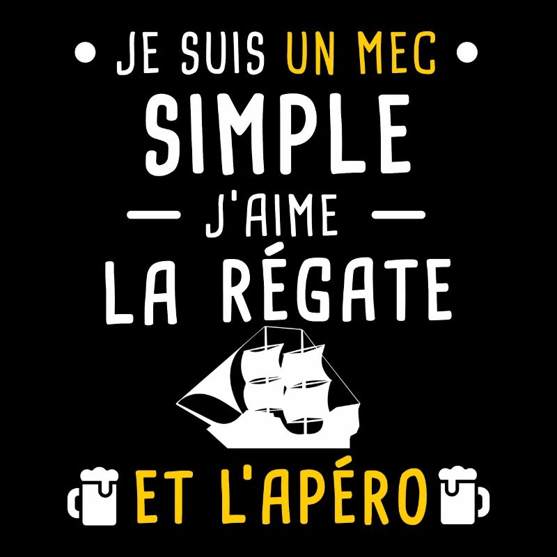 régate et apéro mec simple