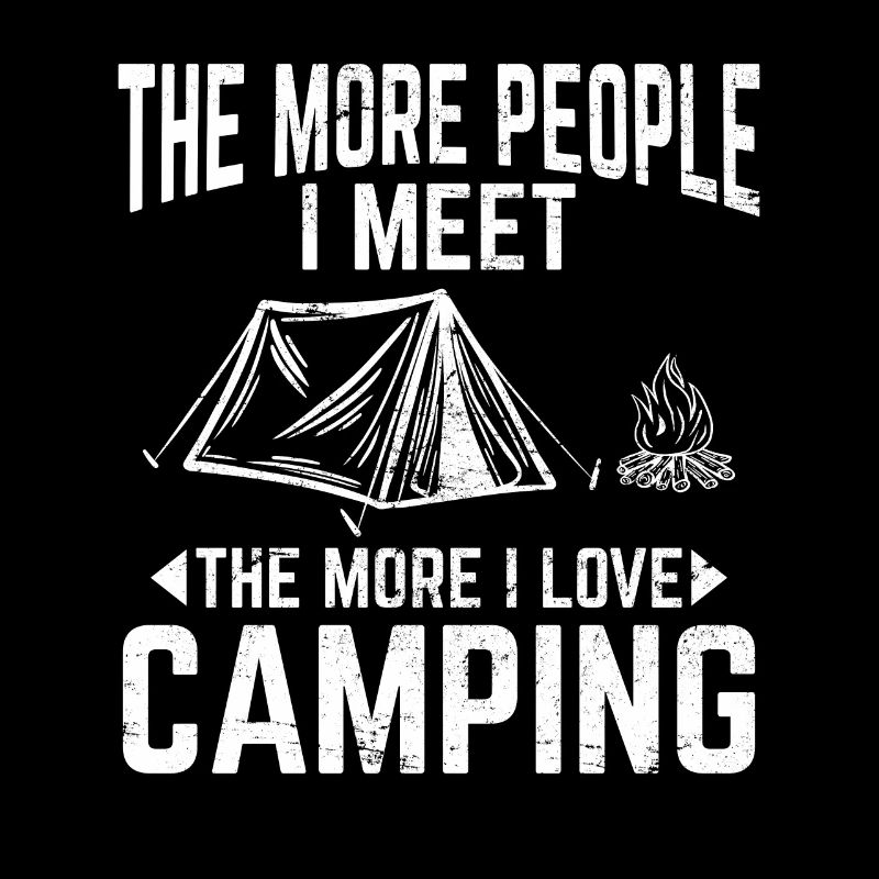 Plus je rencontre de gens, plus j’aime le plaisir du camping