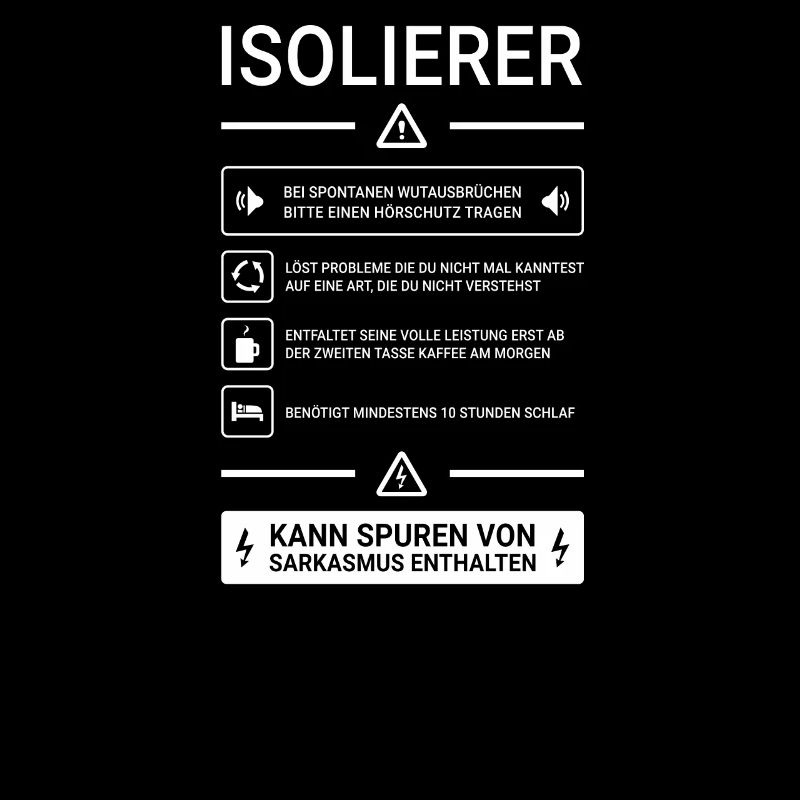 Isolierer I Isolierfacharbeiter oder