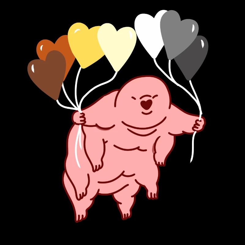 Bärtierchen Herzballon Gay Bear