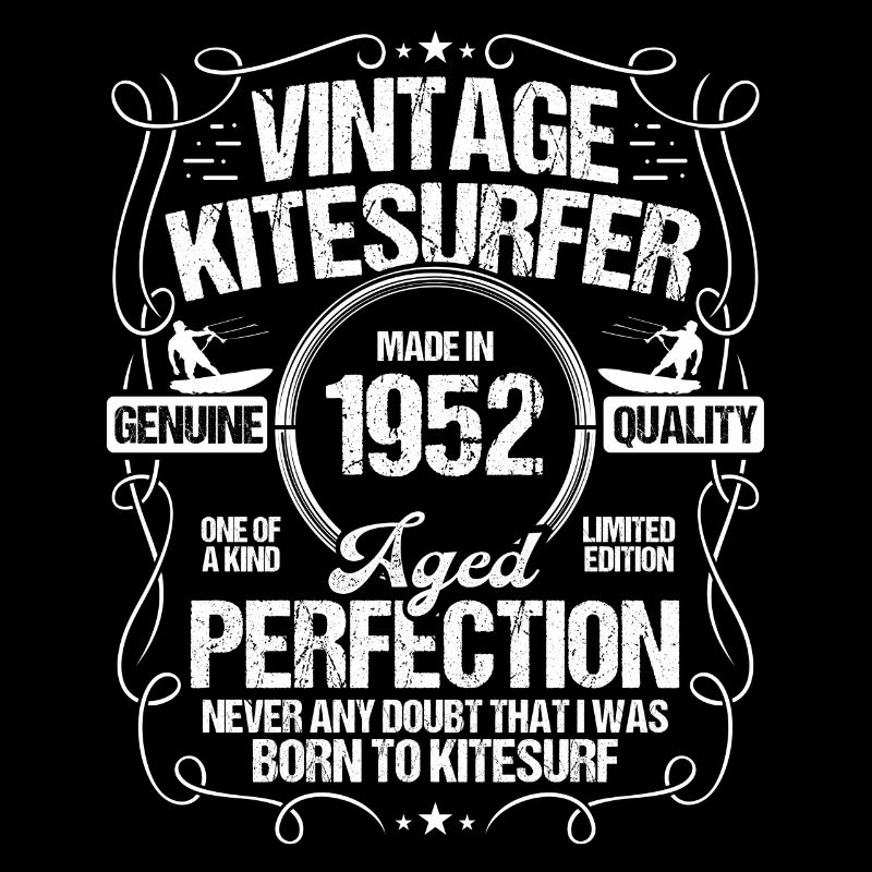 1952 Kitesurf Kitesurfer Né en 1952