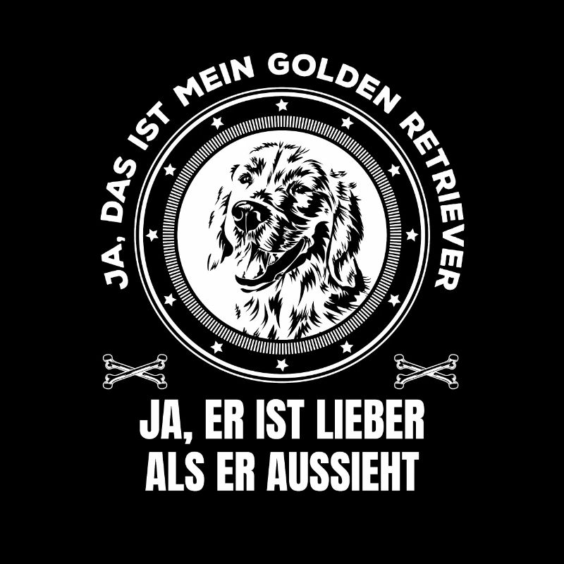 Golden Retriever ist lieber als er aussieht