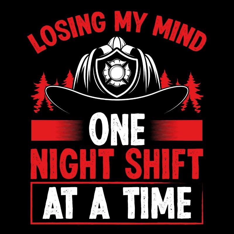 Pompier perdant la tête Pompiers de nuit