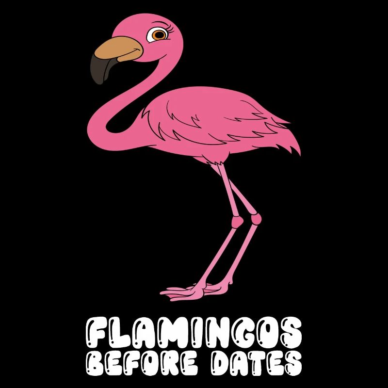 Funny flamingo graphics