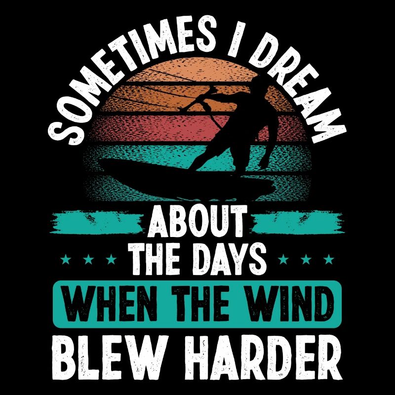 Kiteboarder Wind Kitesurfing Kitesurf Retro Kite
