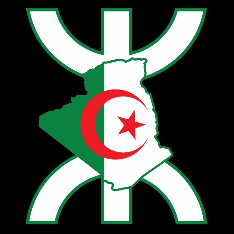 Drapeau Algérien - Z Imazighen