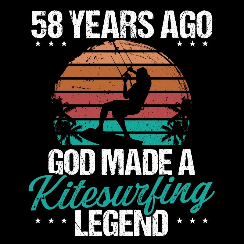 58 Anniversaire Kitesurf Legend Kiteboard 58 ans