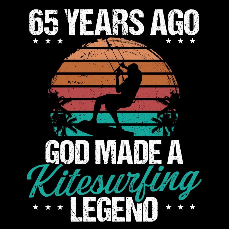 65 Anniversaire Kitesurf Legend Kiteboard 65 ans