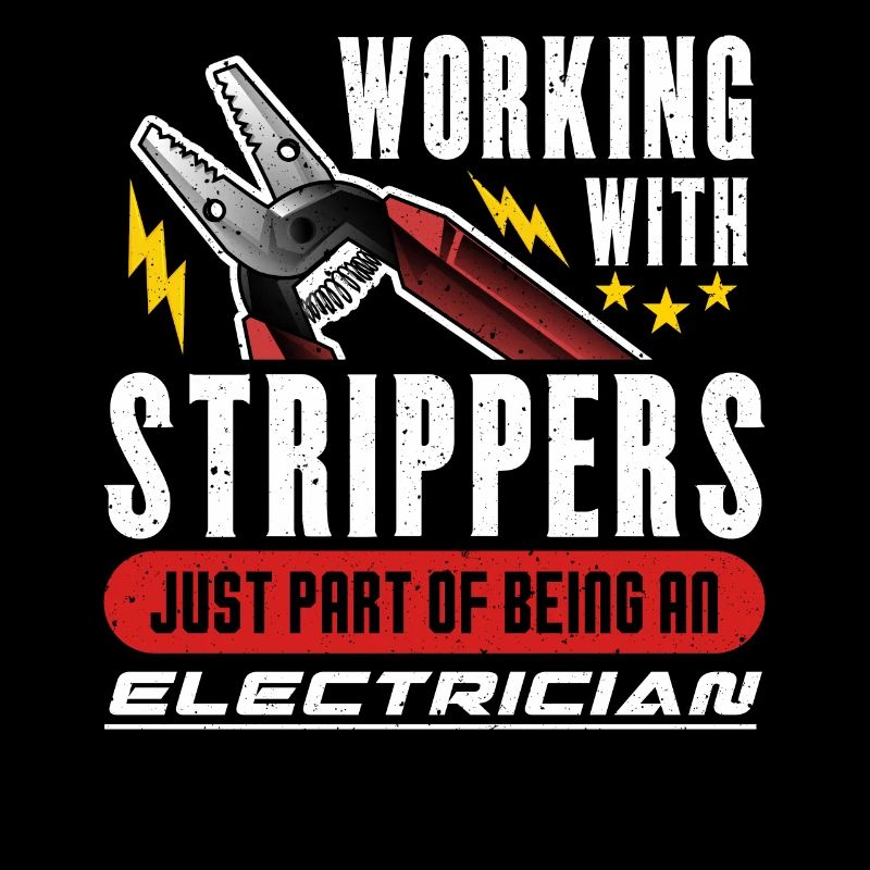 Working With Strippers Elektriker Elektrik Elektro