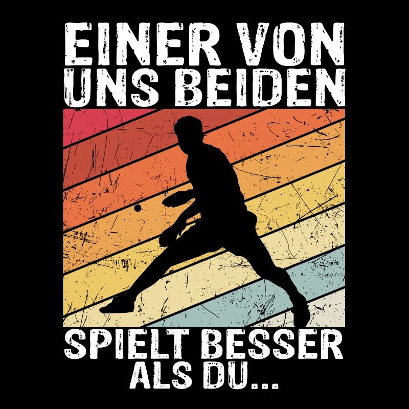 Tischtennis - Einer von uns beiden spielt besser a
