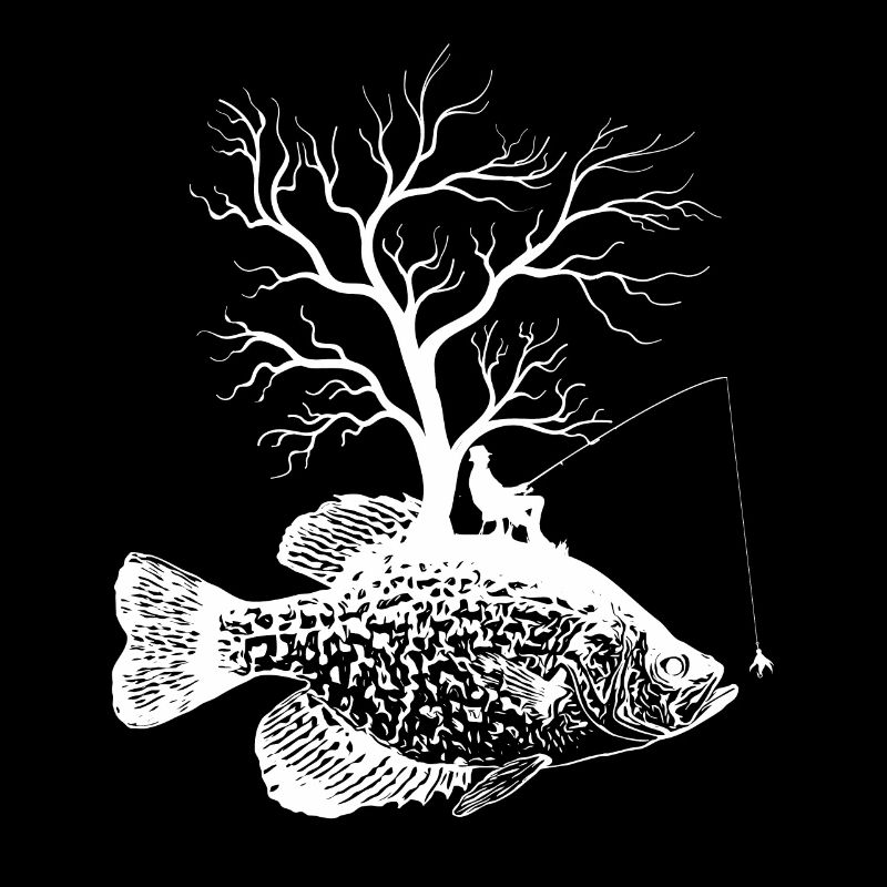 Graphic Tree - Fish -Crappies