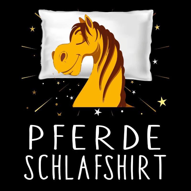 Pferde Schlafshirt Traum Mädchen Pony Reiter Stall