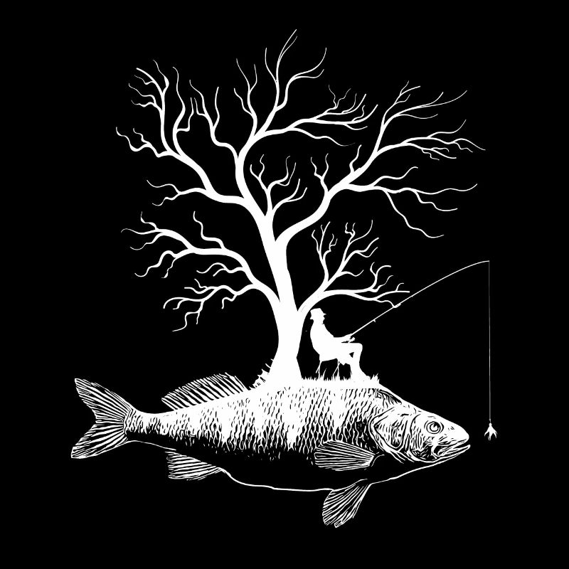 Arbre graphique - Perche jaune de poisson