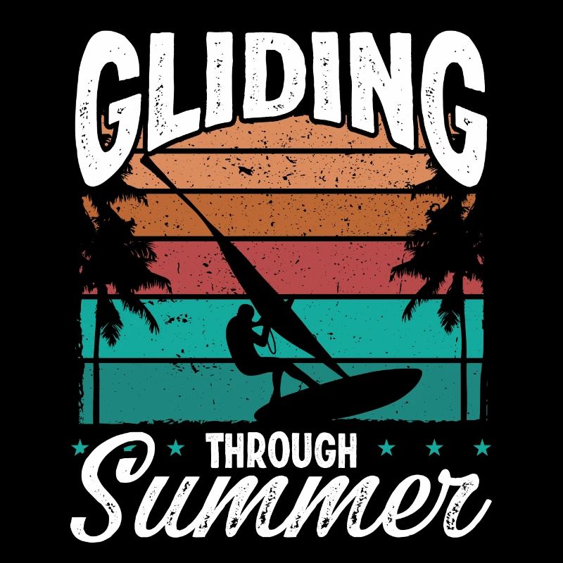 Windsurfing Board Gliding Summer Windsurfer